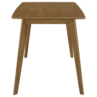 Ensemble de table de salle à manger 5 pièces de style Mid-Century moderne avec chaises courbées et table rectangulaire pour espaces compacts