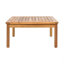 Ensemble de canapé d'extérieur en bois d'acacia et corde 3 pièces