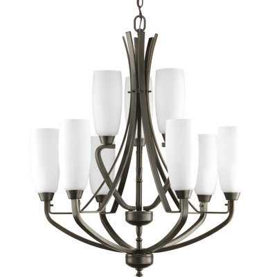 Westin 9 - Light Dimmable Tiered Chandelier