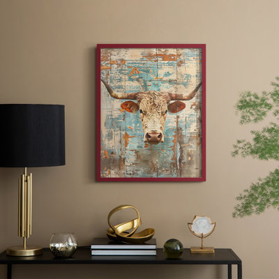ANIMALS Series D, reproduction encadrée - bois massif