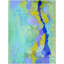 Subaquatic Blues' Framed Print on Canvas