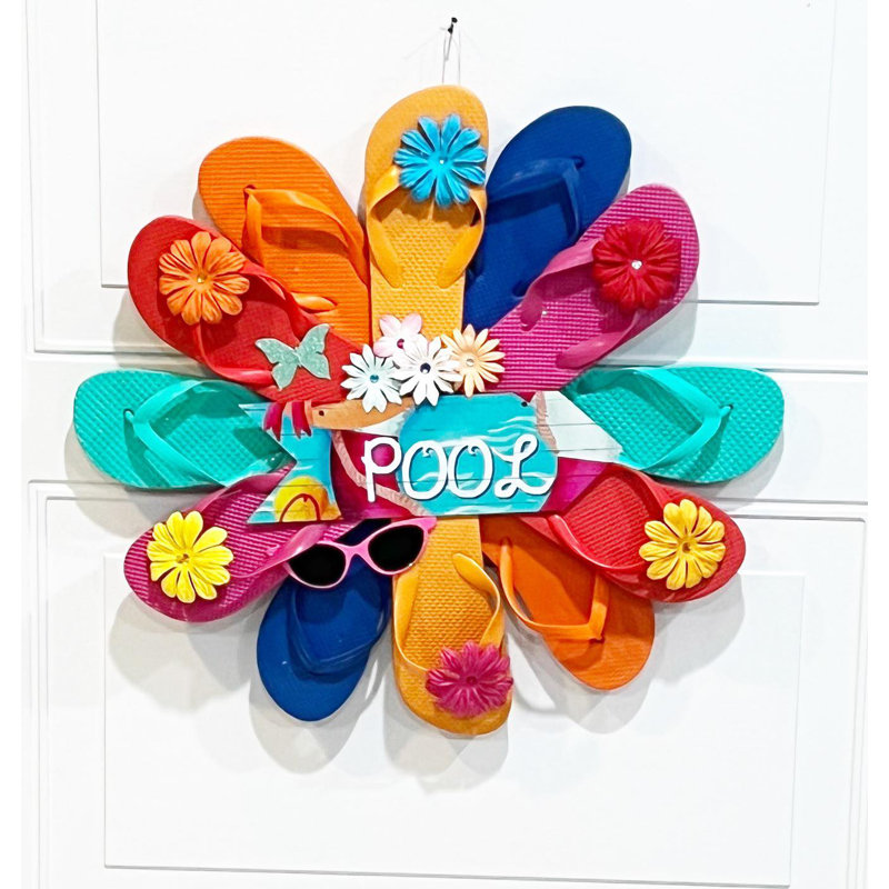 Summer Pool Wreath