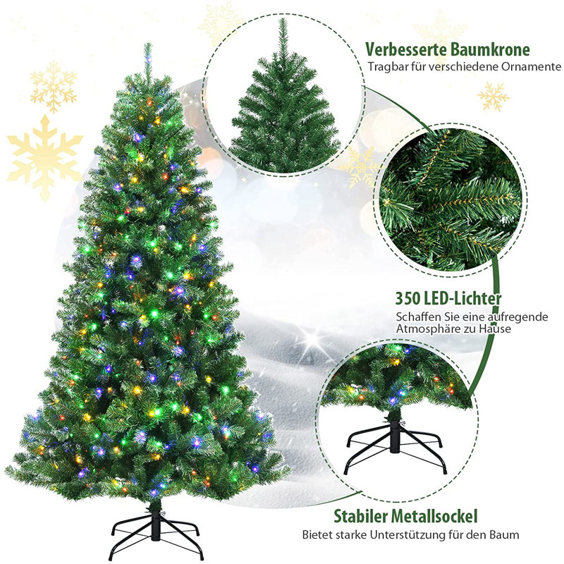 5.91' H Lighted Artificial Christmas Tree