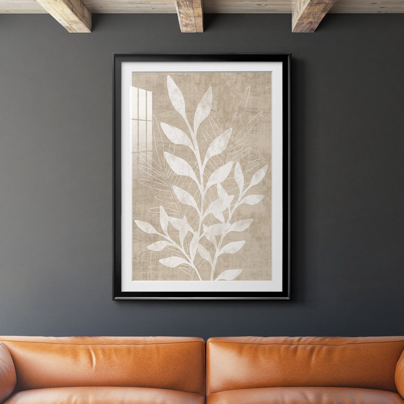 «Foliage Retreat II», reproduction encadrée de qualité supérieure - prête à être accrochée, H 30,5 po x l 22,5 po, Noir