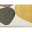 Tapis d'intérieur jaune à poils courts Mentko-47904001