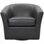 Fauteuil demi-tonneau pivotant de 32 po Agee-24330658