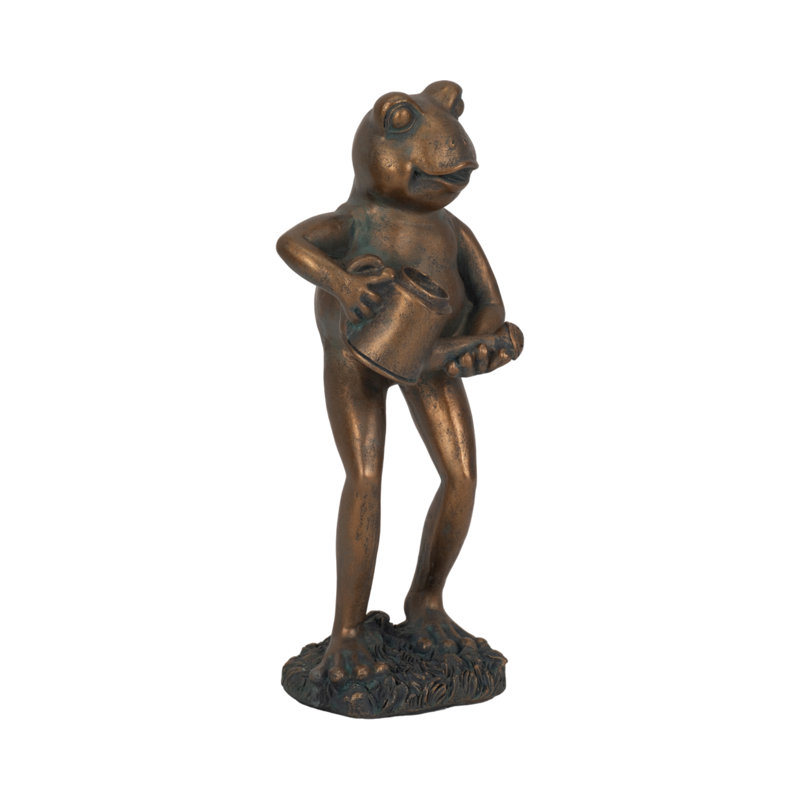 Conception artistique décorative en résine de jardin., H 10 po x l 5 po x P 4 po