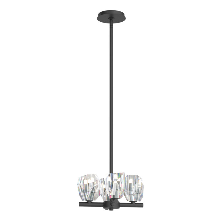 Gatsby 4 - Light Shaded Classic/Traditional Chandelier with Crystal Accents