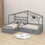 Lit plateforme simple avec trois tiroirs de rangement-1661594554