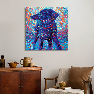Reproduction d'art sur toile en métal «Steines» par Iris Scott