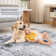 Abstract Machine Washable Rug for Living Room Soft Bedroomm Rug Non Shedding Indoor Floor Mats Modern Contemporary Colorful Office Carpet Stain Resistant Throw Carpet