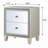 Nightstand, 2-Drawer Nightstand