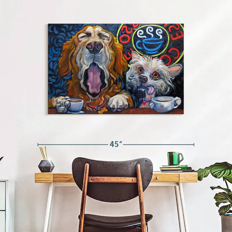 One Cup Shy, 26" H x 39" W
