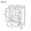Meuble-lavabo moderne avec lavabo en céramique, grand espace de rangement pour les petits espaces-390251184