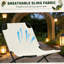 Siège relaxant, chaise berçante d'extérieur