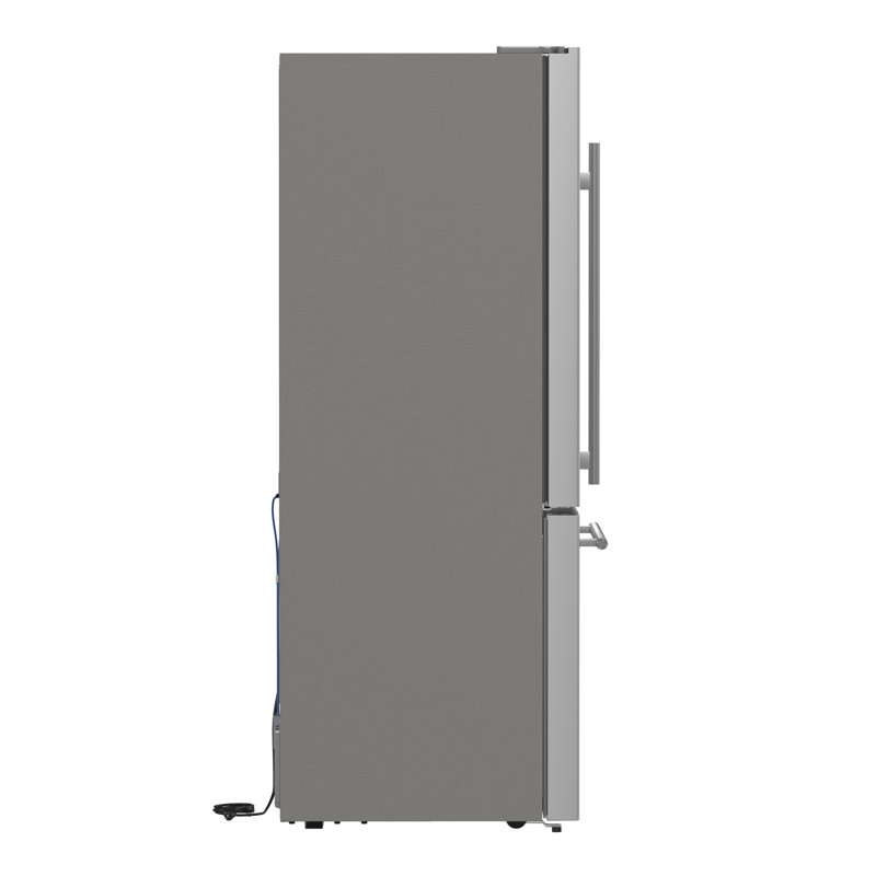 Réfrigérateur à congélateur inférieur autoportant 2 pièces 62 pouces Forno Milano, 34,4 pieds cubes,, Acier Inoxydable