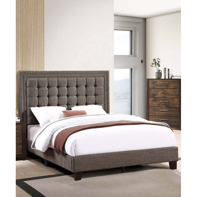 Tête de lit tapissier pour lit grand format 1pc Elegant Style, Grand lit