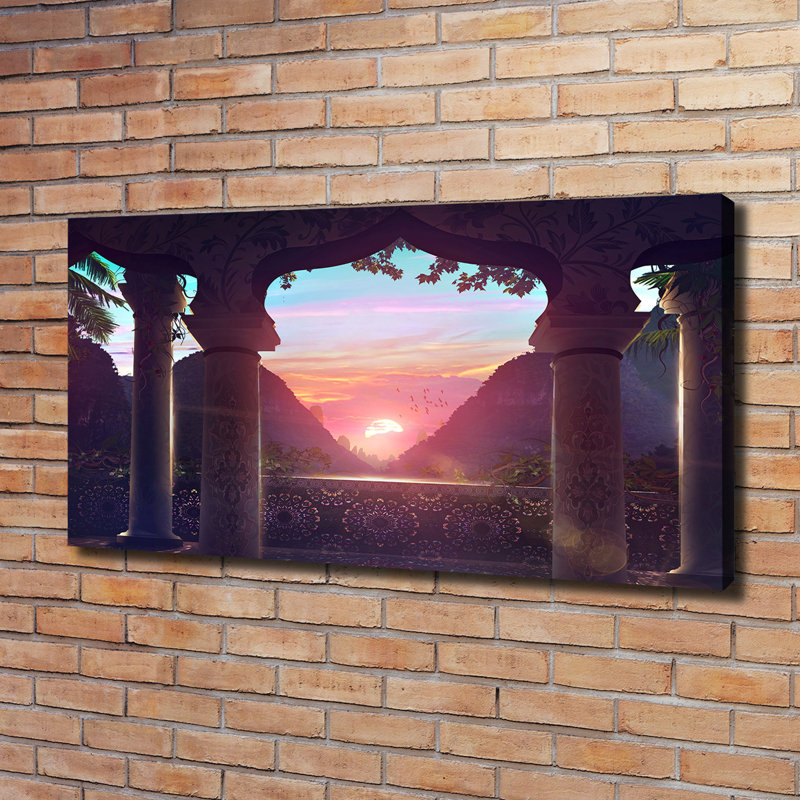 Architecture East - Wrapped Canvas Print