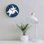 Horloge murale 12 po x 12 po Ocean Turtle