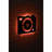 Elegant Red Decorative LED Lighting, 15.7 x 11.8 inches | Durable Black MDF Board Base (0.1 in Thick), 60 LEDs/m, 12V 1A DC Adapter, 12.3 ft Cord | Built-in Wall Hanging System, Perfect for Home Décor