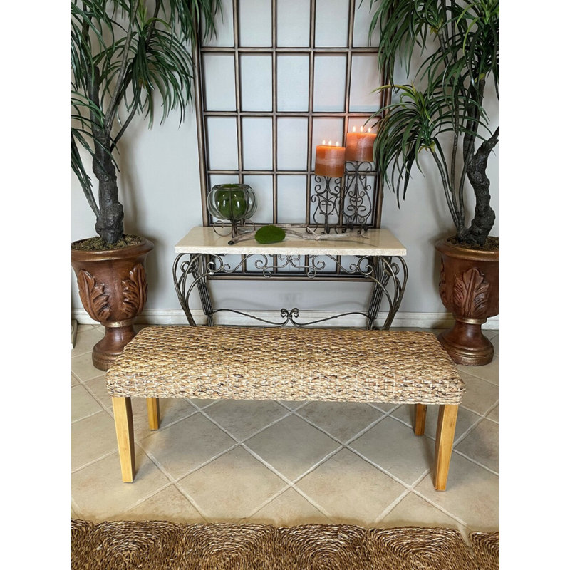 Banc en osier Henn