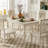 Modern White Rectangular Solid Wood Dining Table-876853705