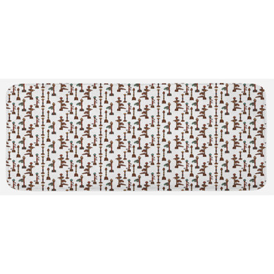 Rustic Synthetic Kitchen Mat