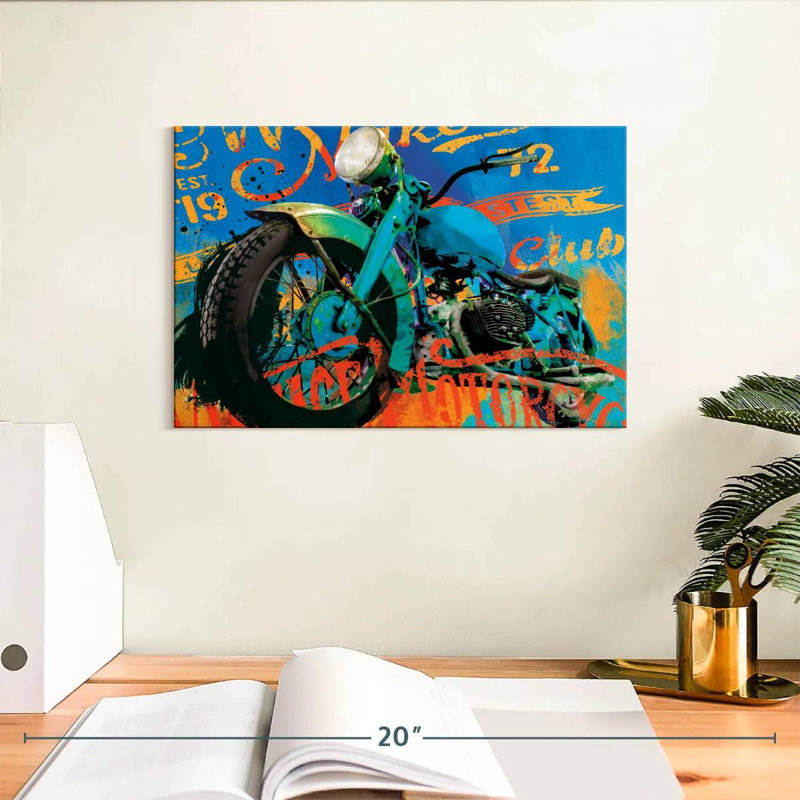 Vintage Bikes, 8" H x 12" W