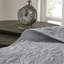Couvre-lit réversible très grand gris avec intérieur en coton de qualité et confortable