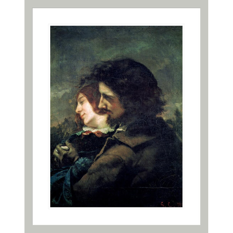 «The Happy Lovers» par impression giclée encadrée, 29,5 po H x 23,26 po L