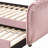 Adkins Velvet Daybed With Trundle-1800563353