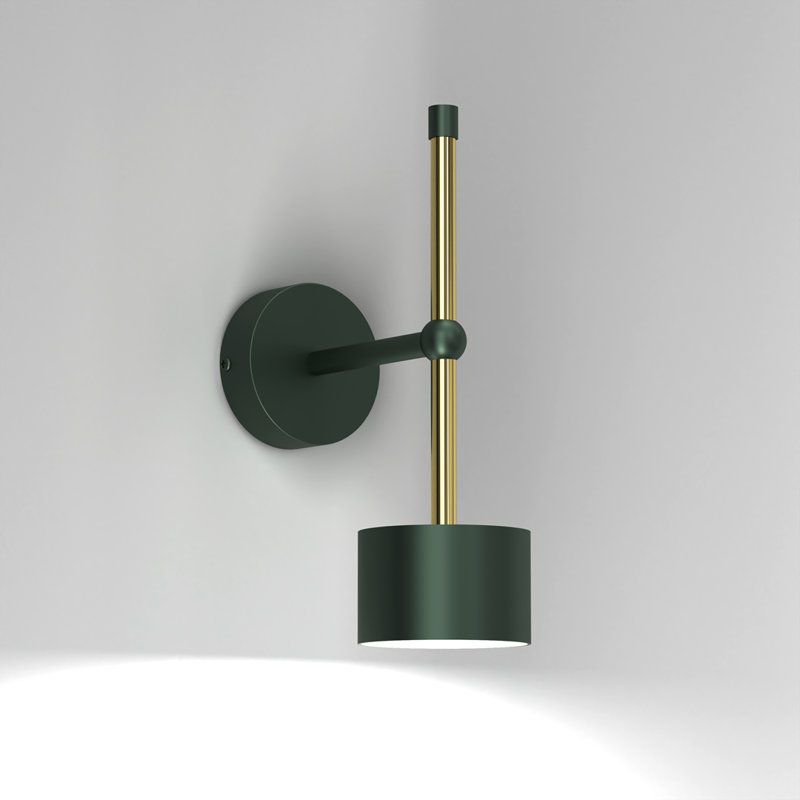 Calene Steel Wall Sconce, Green
