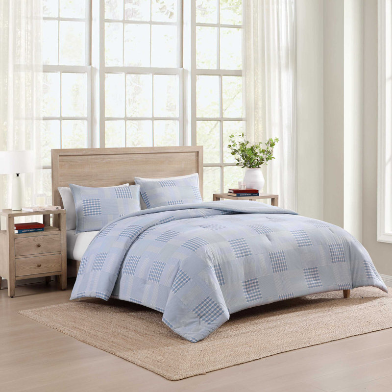 Ensemble d'édredon Tommy Hilfiger Hamptons, 3, Édredon très grand + 2 taies décoratives très 