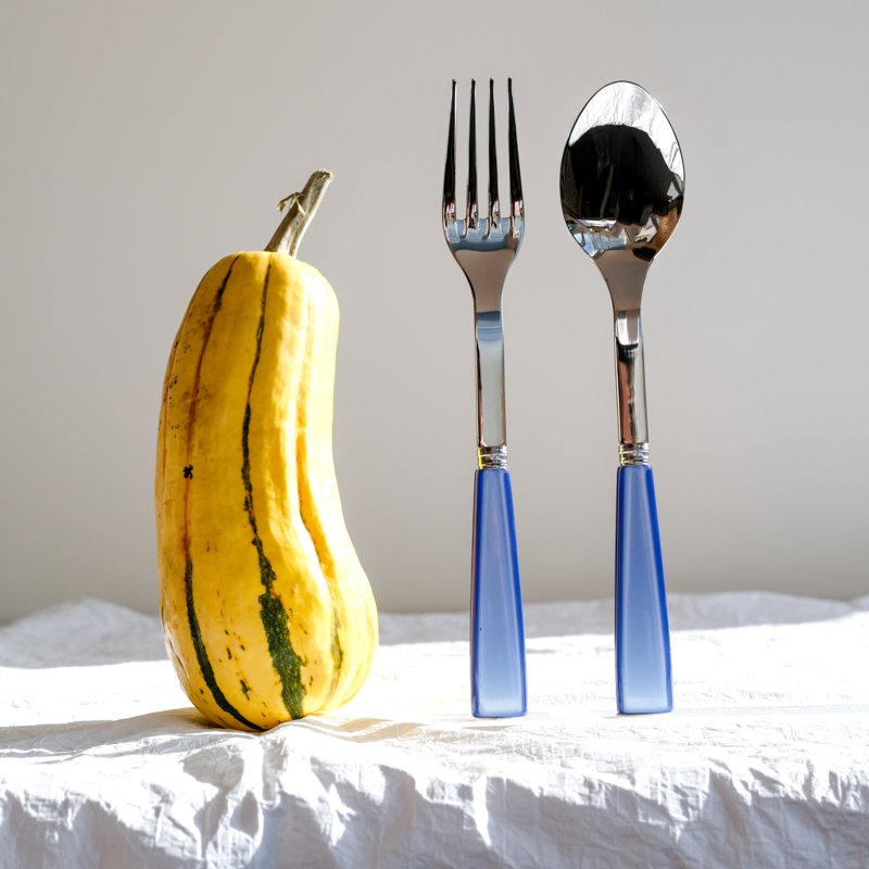 Icone 2 - Piece Flatware Set, Light Blue