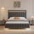 Floating Bed Frame With LED Lights