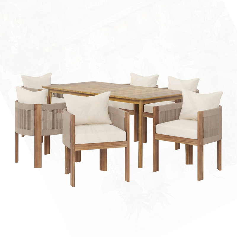 Chaise d'appoint de patio (ensemble de 7)