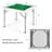 Costway 35'' 4 - Player Foldable Card Table