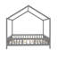 Lit de maison avec baldaquin et balustrades haute sécurité pour enfants Montessori-2007483270