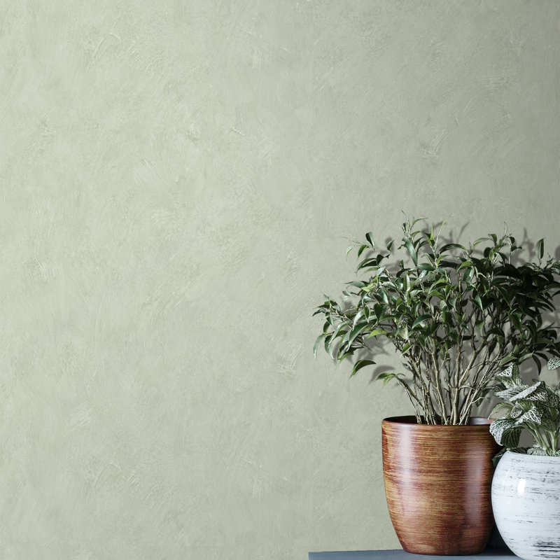 Praveen 10.05m x 53cm Matte Double Roll, Green