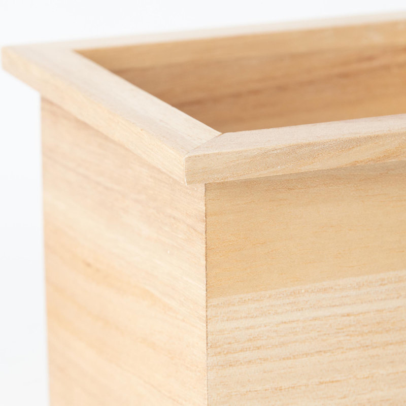 Ensemble de paniers en bois massif