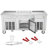 VEVOR Fried Ice Cream Roll Machine Rolled Ice Cream Maker 17.7x17.7 inch 2 Pans