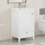 Meuble-lavabo de 20 po avec lavabo et porte à fermeture douce-1814567126