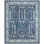 Maarja Hand Knotted Wool Oriental Area Rug in Blue