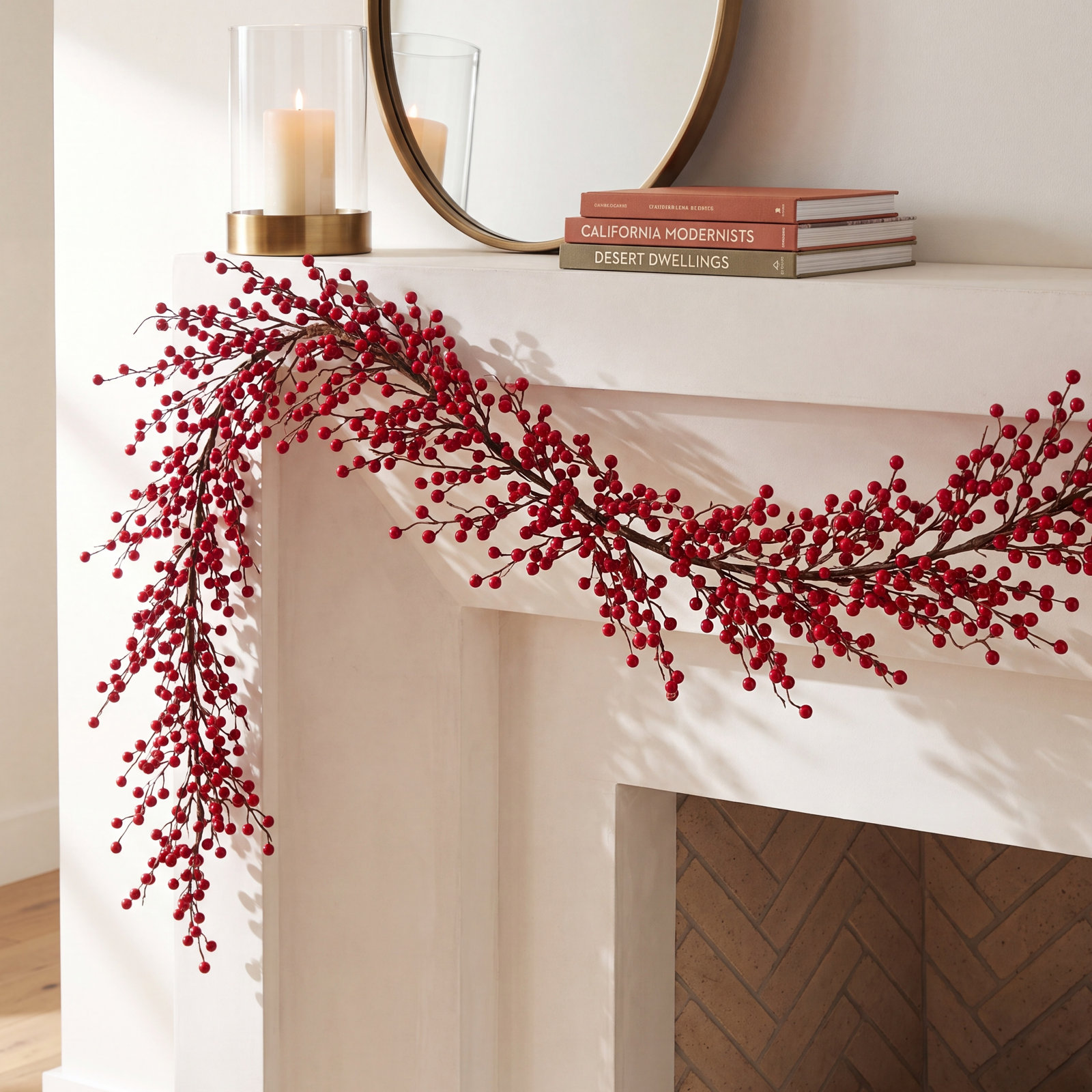 72" Deluxe Mixed Berry Garland