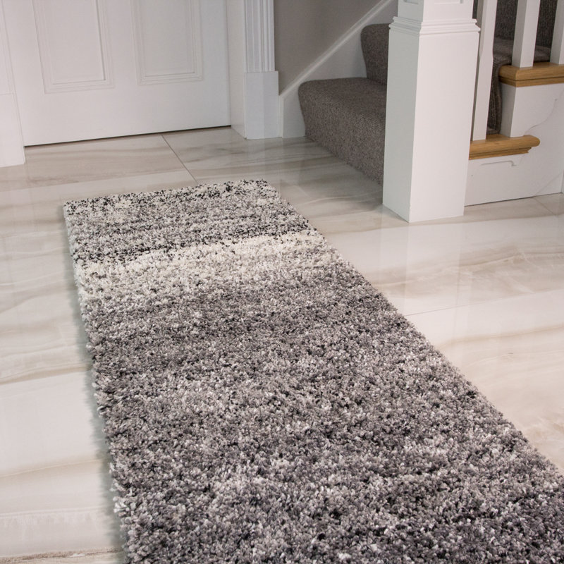 Brax Striped Shag Area Rug, Runner 60 x 240cm