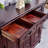 Chinese style large capacity retro shoe cabinet-253387609