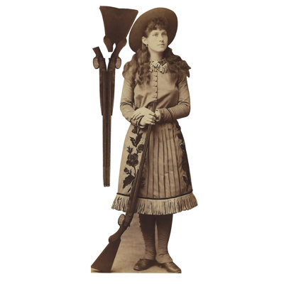 Annie Oakley 2 carton debout