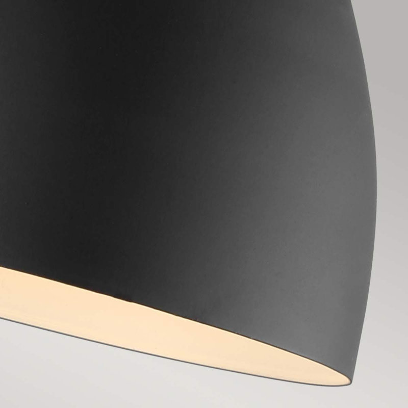 Zahir Steel Armed Sconce, Black