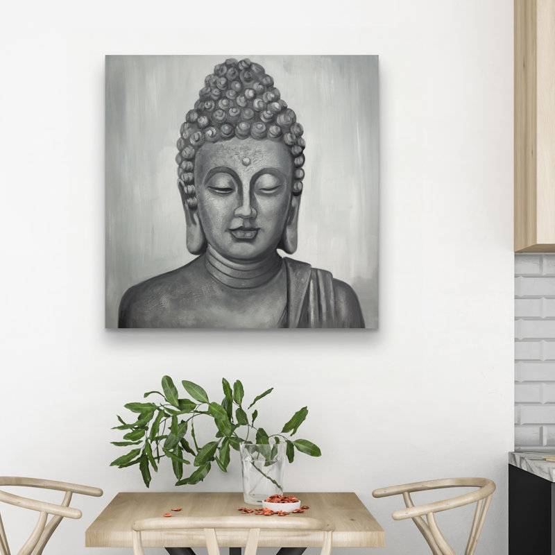 Spiritual buddha - 32"x32" art on canvas