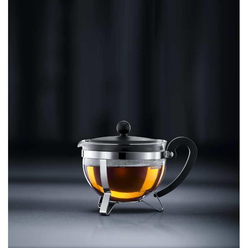Théière en verre Chambord, Noir, 1,06 qt.